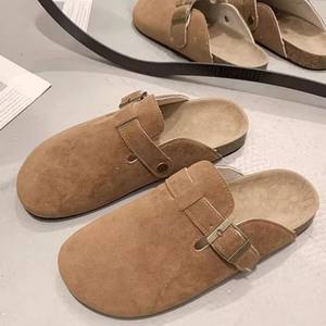 Vente en Gros Automne 2025 Sandales <span class=keywords><strong>Mules</strong></span> Plates Classiques d'Extérieur Décontractées et Antidérapantes pour Femme et Dame - Product Image 4