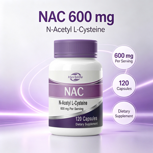 แคปซูล NAC N-อะซีทิล แอล-ซิสเทอีน แบรนด์ส่วนตัว ปริมาณ 600 มก. ต่อหนึ่งหน่วยบริโภค, 120 แคปซูลมังสวิรัติ ผลิตภัณฑ์เสริมอาหารแบบ OEM - Product Image 4