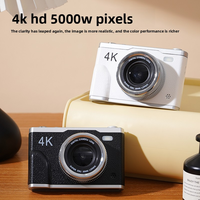 Mini caméra de poche pour enfants avec double écran, capteur CMOS 4K, caméra rétro portable pour le sport en plein air, prise en charge des cartes