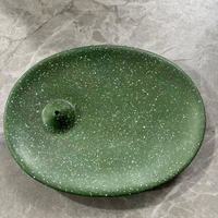 Support en ciment pour bâtonnets et spirales d'encens, base de brûleur créative pour la décoration intérieure, idéal pour la purification et le yoga, collection automne-été