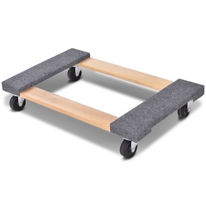 Chariot de déménagement pour meubles en bois 760 mm à quatre roues pour le transport de charges lourdes - Product Image 1
