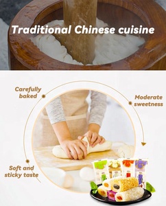 โมจิข้าวเหนียวไส้ครีมรสชาช็อกโกแลต ไขมันต่ำ ปราศจากกลูเตน ขายส่ง ขนมหวานยอดนิยม - Product Image 2