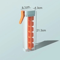 Glaçons à pousser surgelés avec couvercle Version de partage d'été Glacière de grande capacité