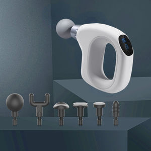 Fábrica al por mayor de alta velocidad Linda <span class=keywords><strong>pistola</strong></span> <span class=keywords><strong>vibratoria</strong></span> de masaje muscular de mano con pantalla LCD - Product Image 3