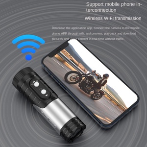 HD 4k 80mp IP66 thể thao không thấm nước mũ bảo hiểm máy ảnh CMOS cảm biến xe máy xe đạp ngoài trời cưỡi ghi đèn pin có thể sạc lại - Product Image 5