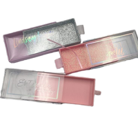 Boîte à cils en forme de valise en vison créative et mignonne, boîte de rangement pour cils 3D, impression de lamination brillante mate, boîtes rigides pour cils, pour crème pour les yeux et blush