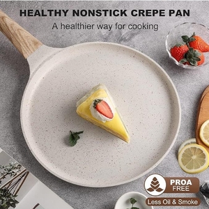 Padella in <span class=keywords><strong>Pietra</strong></span> Medica per Bistecche, Uova, Pancake e Pizza, Antiaderente, in Alluminio, per Uso Domestico - Product Image 4