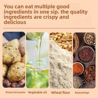 168G X 24 Zakken Harde Textuur Normale Temperatuur Snacks Verpakt Gebakken Fruit En Groente Met Zoute Aardappel Instant Snacks