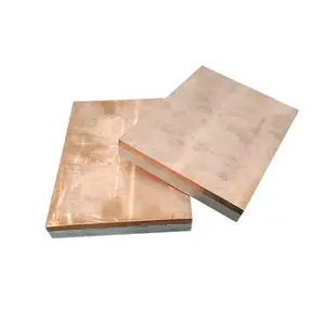 Factory price bimetal composite copper aluminum clad laminates sheet for electric conduction