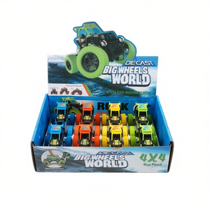 Big Wheels World Diecast 4X4 Pull Back Monster Truck Toy 8 Pcs Set - Product Image 2