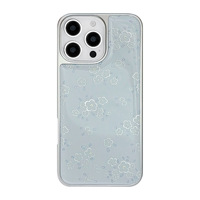 Coque de téléphone Ins Flower Dording pour Iphone16 16pm 16plus 16pro 15 15pm 15plus 15pro 14pm 14pro 14 13 13pm 13pro 12 11 Coque époxy