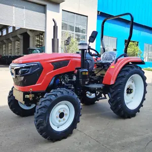 جرار زراعي 30HP 40HP 50HP 60HP رخيص الثمن 120 قوة 4x4 جرار زراعي للبيع مع مساعدات زراعية اختيارية