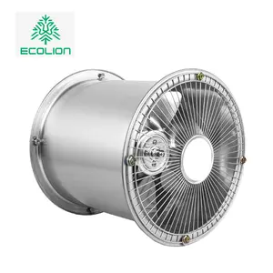 8/10/12 Inch Low Noise High Temperature and Waterproof Stainless Steel Axial Fan Kitchen Strong Exhaust Pipe Fan