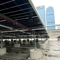Kit de fixation pour panneaux solaires sur toiture métallique, support de montage en aluminium pour toiture en tôle trapézoïdale, installation solaire