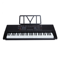Teclado digital electrónico de piano con pantalla LED profesional, 61 teclas