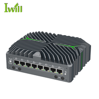 Iwill N3281 14th Gen Firewall Mini Pc 2 * DDR5 12-Core 14-Thread 8-Port Network Security VPN Router en stock