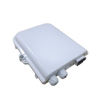 Caja de Distribución de Fibra Óptica FTTH 1x8, Caja de Distribución de Fibra Óptica 1:8, Divisor Óptico PLC, Caja de Distribución de Fibra de 8 Núcleos