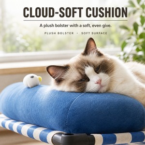 Lit pour animaux de compagnie, lit surélevé à carreaux, cadre en métal, décoration intérieure, pour petits chiens et chats, pour dormir en intérieur - Product Image 4