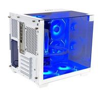 Boîtiers PC ATX Pcooling pour ordinateur de bureau de jeu avec panneau latéral en verre trempé, tour de PC, boîtier de PC