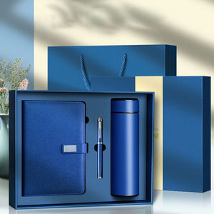 Nuovo Set Regalo Aziendale di Lusso Verde Scuro 2026 Personalizzabile con Taccuino, Tumbler e Penna per Riunioni Annuali e Regali Clienti - Product Image 4