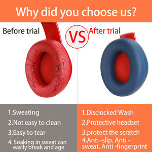 <span class=keywords><strong>Funda</strong></span> de silicona para auriculares <span class=keywords><strong>Beats</strong></span> <span class=keywords><strong>Studio</strong></span> <span class=keywords><strong>3</strong></span>, <span class=keywords><strong>funda</strong></span> para auriculares sobre la oreja y <span class=keywords><strong>funda</strong></span> para auriculares, carcasa para orejeras con haz de cabeza - Product Image 5