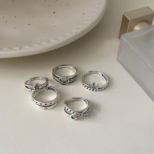 S925 Sterling Silver Star <b>Ring</b> Women's Index Finger Retro Minimalist Joint <b>Ring</b> Gift Fashion Jewelry - Product Image 1