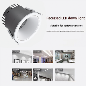 ไฟ LED แบบติดผนังบางพิเศษ ปรับความสว่างได้ 7w 10w 12w 15w โคมไฟสำหรับใช้งานเชิงพาณิชย์ 100-277v ไฟดาวน์ไลท์แบบติดตั้งเพิ่มเติม - Product Image 2