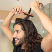 Brosse à cheveux en poils de sanglier pour femmes peigne arrière lisse avec choix de queue de rat pour la coupe des cheveux utilisée pour le contrôle des bords