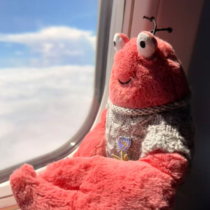 Gelatina di Larry giocattolo di peluche di aragosta giocattolo di aragosta di Boston giocattolo giocattolo giocattolo per bambini regalo di festa Ultra-morbido materiale di peluche PP cotone Super - Product Image 4