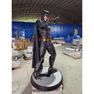 Personalizzato in fibra di vetro di alta qualità resina in fibra di vetro collezione Display Action Figure Batman statua uomo a grandezza naturale pipistrello statua - Product Image 5