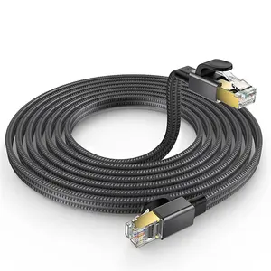 Cat 8 Ethernet-Kabel 3Ft 5Ft 6Ft 10Ft 16Ft 32Ft 49Ft Profession elles LAN-Kabel Shielded High Speed Internet-Netzwerk kabel