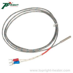 حجم مسبار رأس الأسطوانة 8 * من نوع جهاز استشعار درجة الحرارة K مثبت مع قابس - Product Image 2