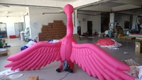 Ballon animal perroquet gonflable oiseau volant avec éclairage coloré
