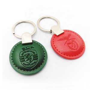 Leather <b>Personalized</b> Custom Engraved Brand Logo <b>Keychains</b>-Eco-Friendly High Quality Pantone Color - Product Image 3