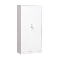 Armoire de classement métallique réglable moderne à double porte, verticale, en acier, ignifuge, étanche, pour usage commercial, maison, chambre, hôtel