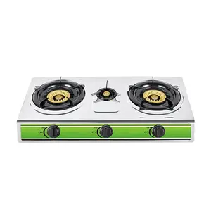 Giá Chất lượng cao giá thấp giá rẻ LPG Propane nồi BBQ xách tay 3 Burner bếp gas