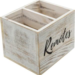 Caja Organizadora de Artículos de Baño de Madera de Alta Calidad, Ecológica, para Control Remoto, Cajas de Madera de Pino Hechas a Mano - Product Image 4
