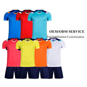 Yüksek kalite futbol formaları Set özel süblimasyon hızlı kuru nefes takım futbol formaları futbol formaları - Product Image 2