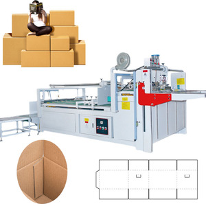 Máquina de encolado de cartón corrugado semiautomático, máquina de encolado de cartón corrugado - Product Image 3