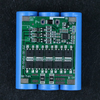 Placa de Protección de Batería de Litio Li-ION BMS 3S 30A 12V 18650 PCM 3S BMS 30A con Balance Pasivo y Protección Térmica para Lámpara