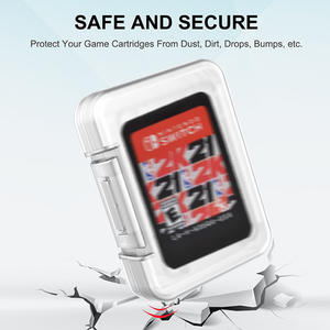 NSLikey TF Card Cartridge case pour <span class=keywords><strong>Nintendo</strong></span> <span class=keywords><strong>Switch</strong></span> OLED <span class=keywords><strong>Lite</strong></span> Game Card Storage Protective Case Shell Box - Product Image 4
