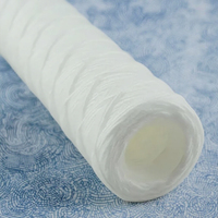 Pas cher prix JHM chaîne plaie cartouche filtrante à eau 10 pouces 1 ~ 10 microns filé pp filtre pour maison boisson système de filtre à eau