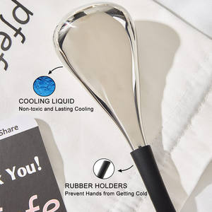 Globos <span class=keywords><strong>de</strong></span> <span class=keywords><strong>hielo</strong></span> Herramientas para el cuidado <span class=keywords><strong>de</strong></span> <span class=keywords><strong>la</strong></span> piel facial para mujeres Cara Ojos Acero inoxidable Cara Belleza Cryo Sticks para niñas Damas - Product Image 2