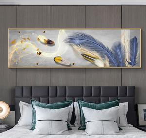 Pintura de cristal barata para pared de habitación, diseño abstracto fácil, arte de plumas, pinturas decorativas - Product Image 5