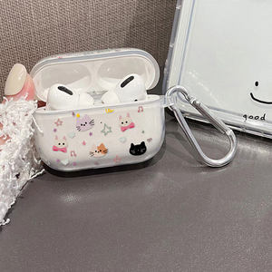 <span class=keywords><strong>Coque</strong></span> de style chat mignon pour <span class=keywords><strong>Airpods</strong></span> pour <span class=keywords><strong>Airpods</strong></span> 1-4 Pro 2022 Funny Soft Earphone Covers <span class=keywords><strong>Anime</strong></span> Funda Couque - Product Image 3