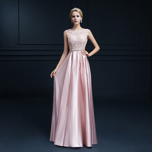Pink Evening Gown Off The Shoulder A Line Satin Long Dress Elegant Fashion Show Outfit Adult Women's Dress - Product Image 3