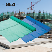 Filet de sécurité en monofilament à haute résistance, construction en fil rond, 60-180g, protection contre les chutes de débris