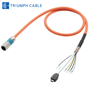 Solutions de faisceau de contrôle industriel personnalisées Câble d'alimentation servo S210 Cable6FX5002-8QN11 flexible Câble de données à manchon unique - Product Image 1
