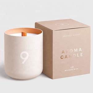 High Quality Custom Design Candle Gift Jar <b>Storage</b> Paper Board Box Packaging Luxury Foldable Candle Packaging Boxes - Product Image 3