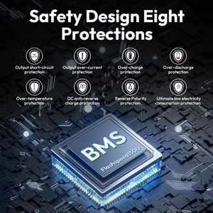 220V điện xách tay công suất lớn <span class=keywords><strong>Lithium</strong></span> <span class=keywords><strong>Ion</strong></span> nhảy khởi động ngoài trời điện thoại di động cung cấp MPPT tinh khiết Sine Wave cho cắm trại đường - Product Image 6